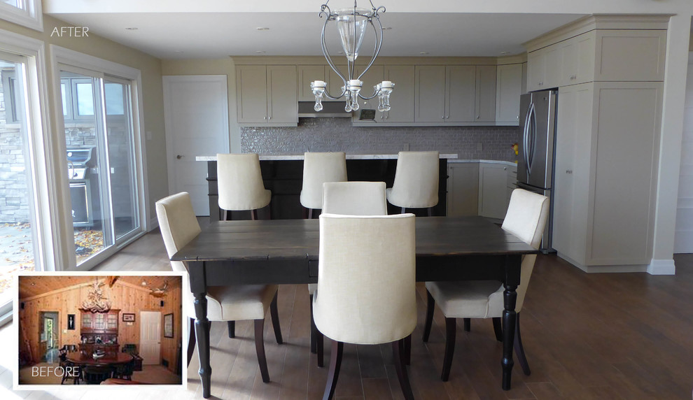 Open to kitchen