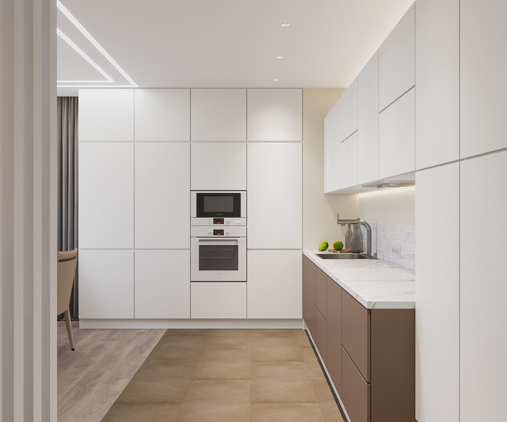 гостиная совмещенная с кухней