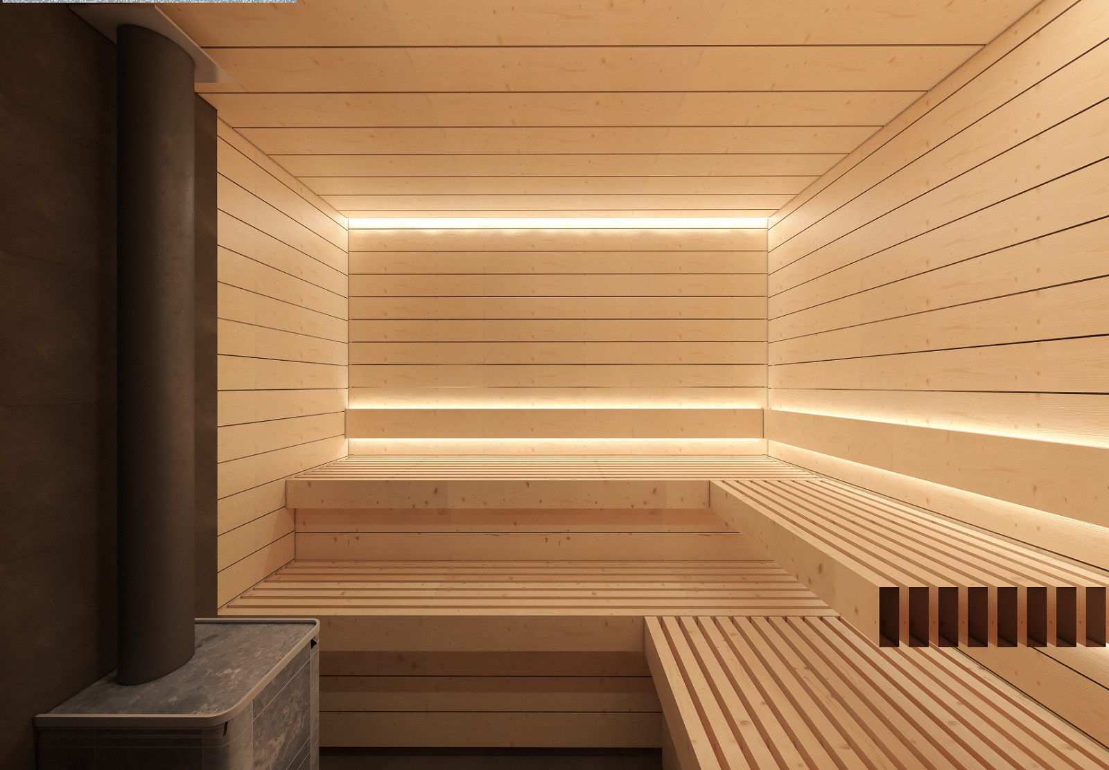 Баня из  клееного бруса в пос. Заповедник