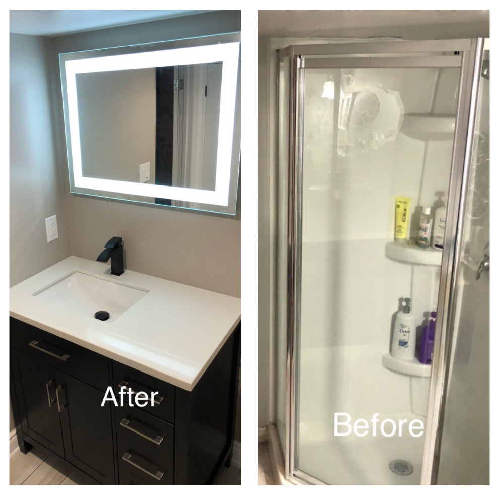 Brampton Basement Washroom
