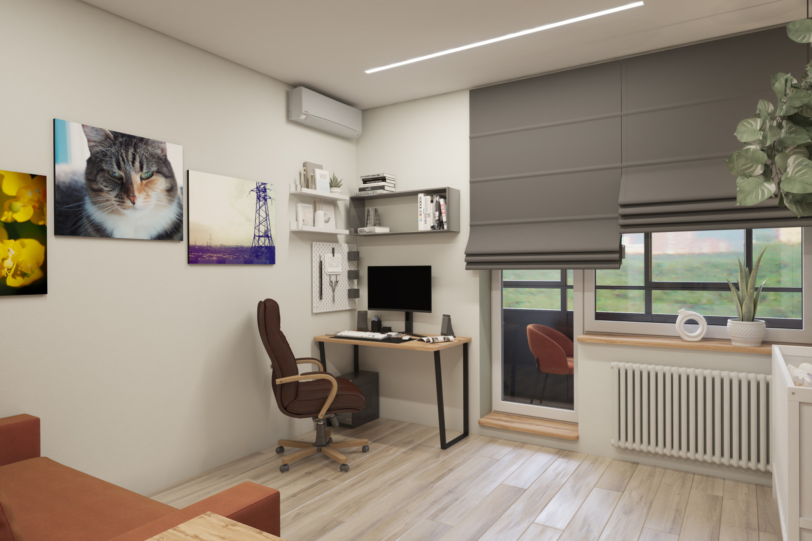 Квартира-студия. 27 кв.м.