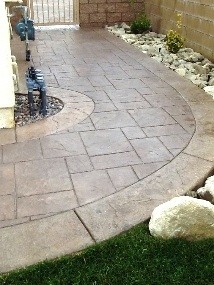 Stamped concrete
