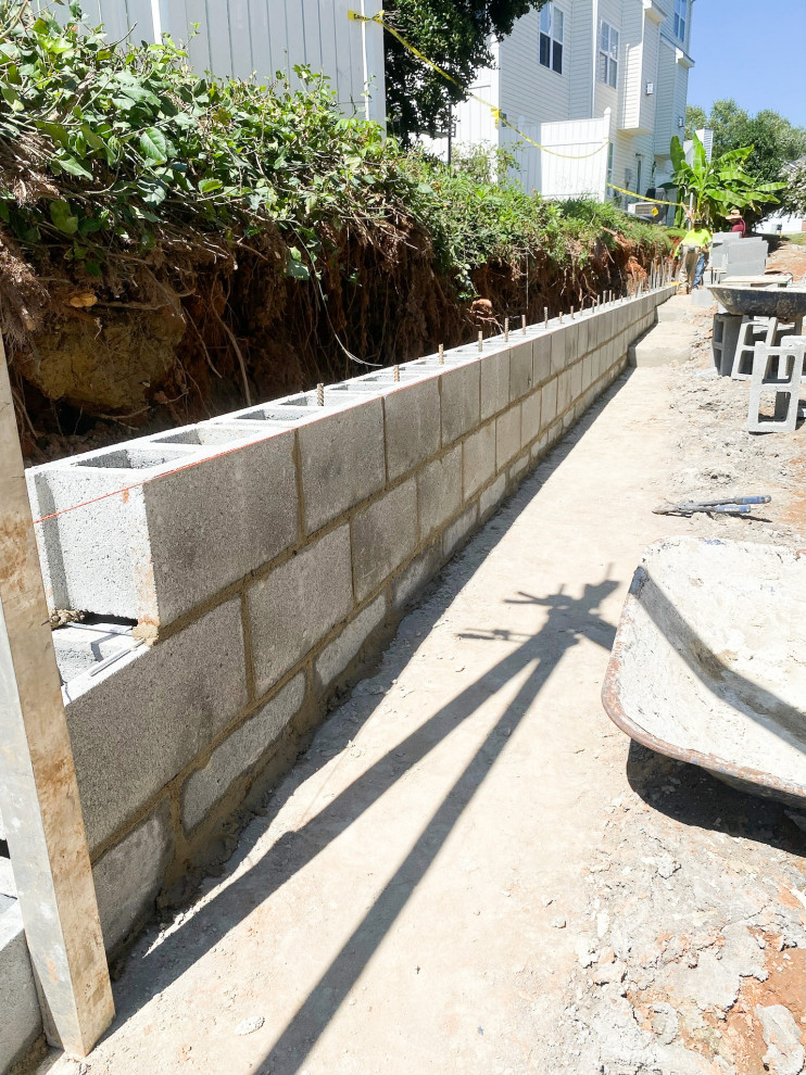Retaining wall replacement ( Commercial Charlotte, NC)