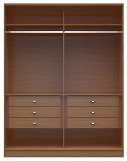 6 Drawer Armoires Wardrobes Maple Cream Contemporary Armoires
