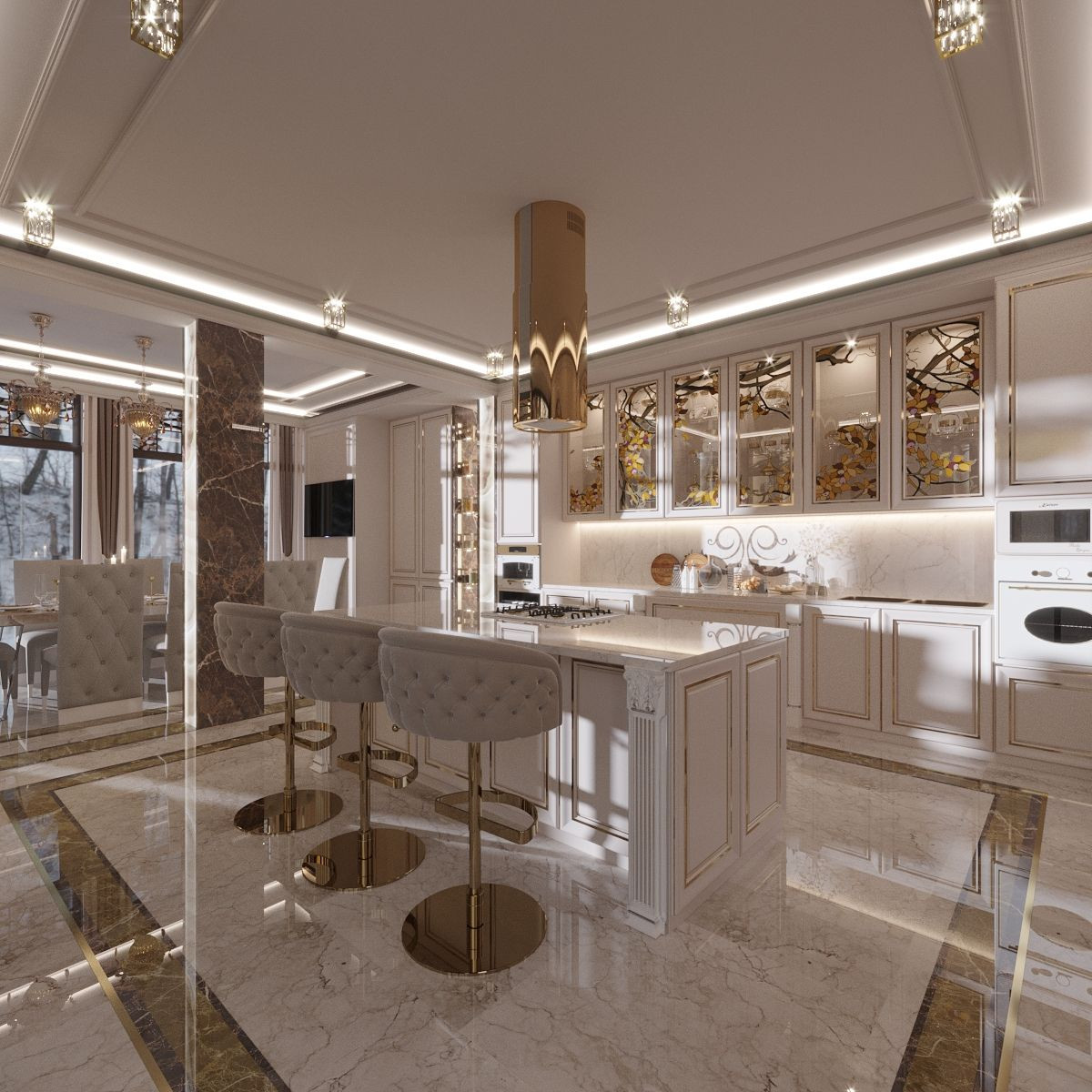 Дизайн таунхауса 100 кв. м в Куркино