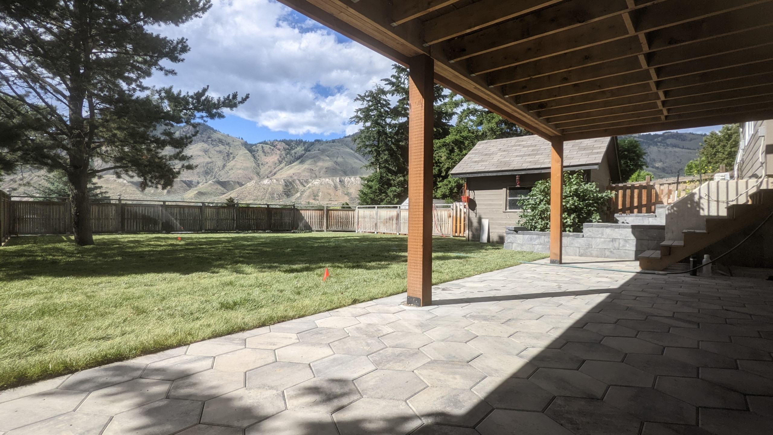 Covered Patio View