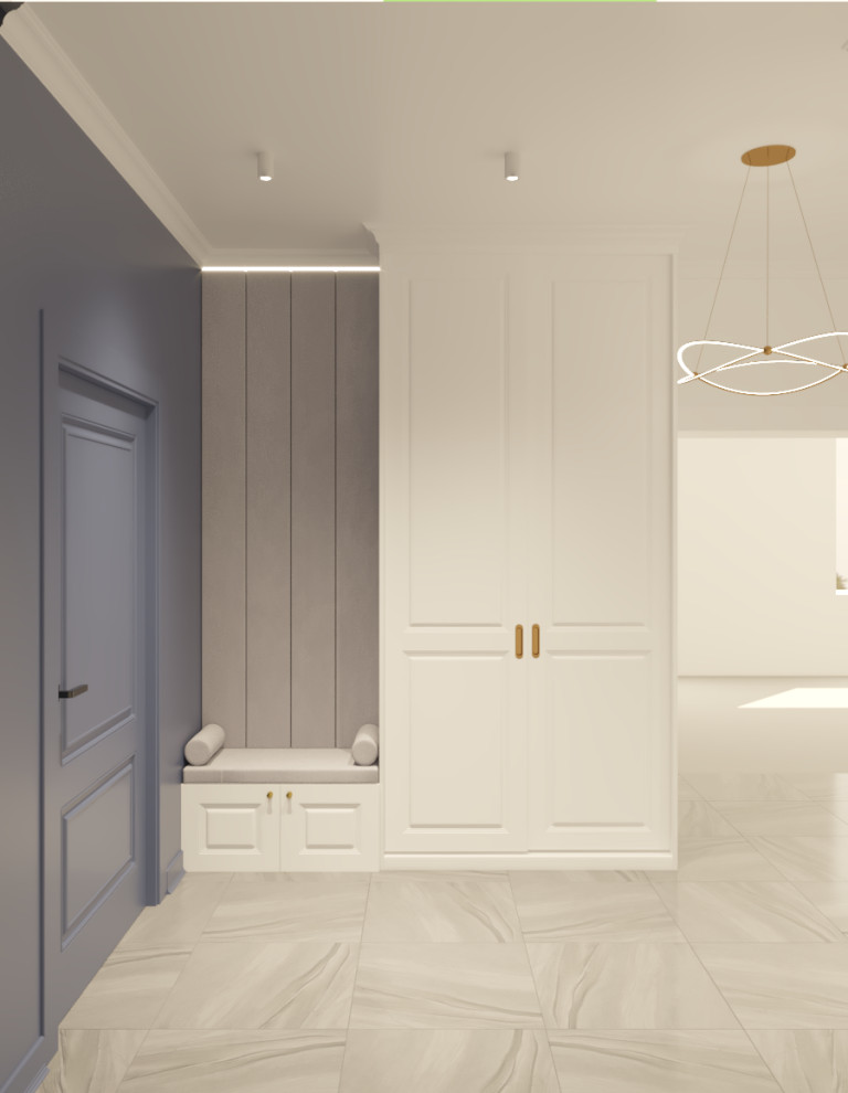 Проект интерьера двухэтажного дома