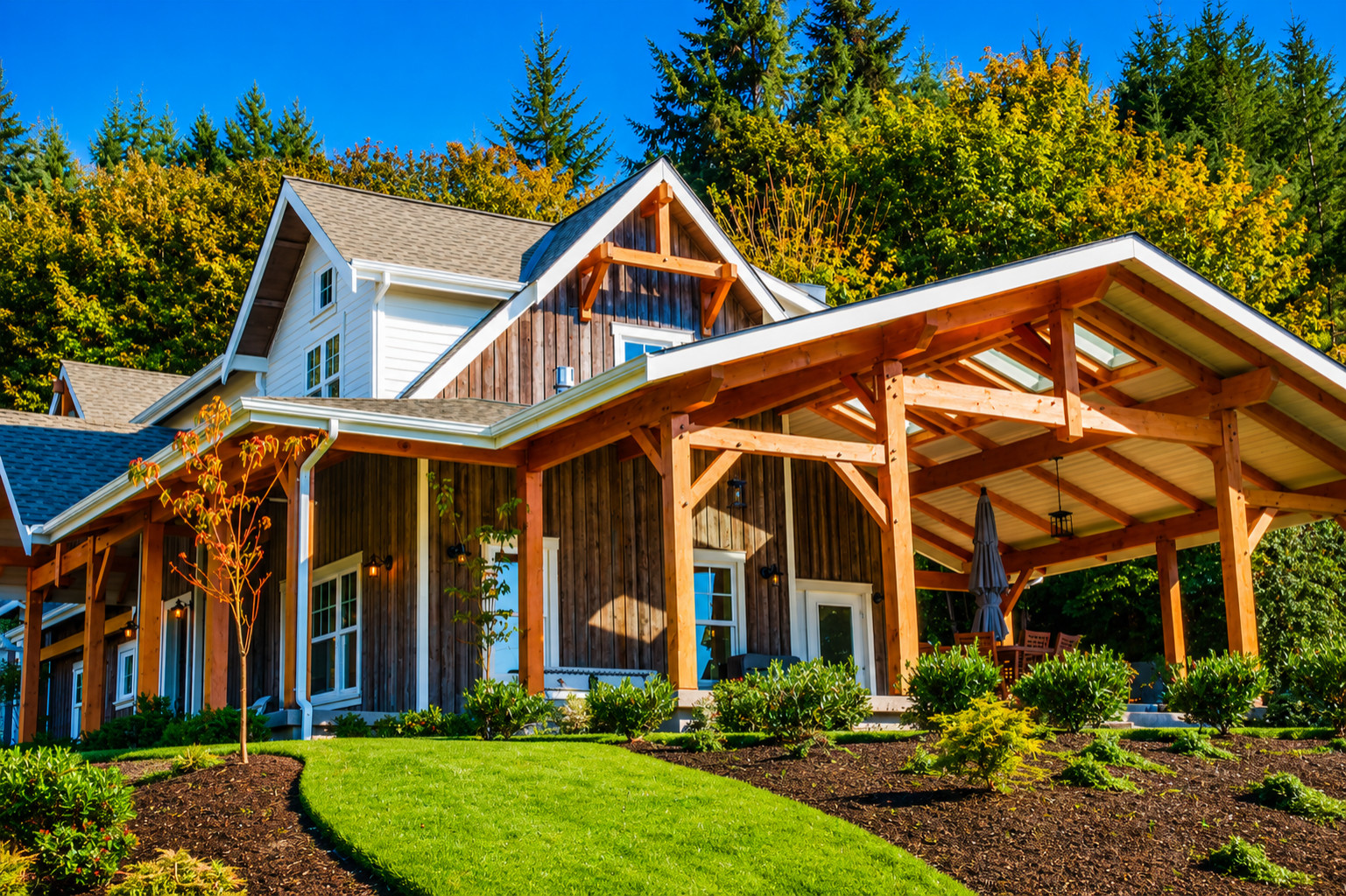 Northwest Timber Farmhouse