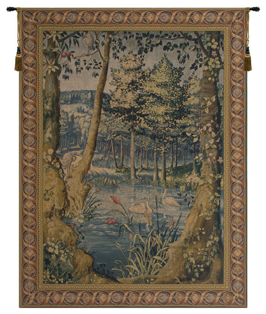 Forest European Wall Tapestry, 65"x51"