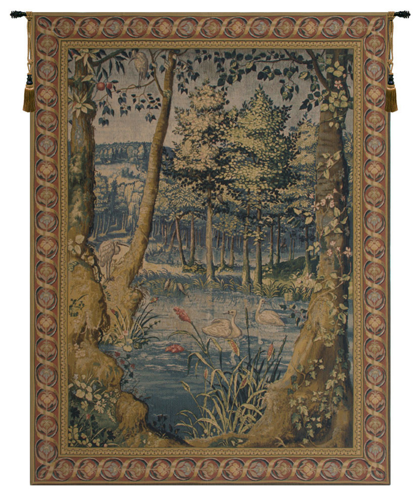 Forest European Wall Tapestry, 65"x51"
