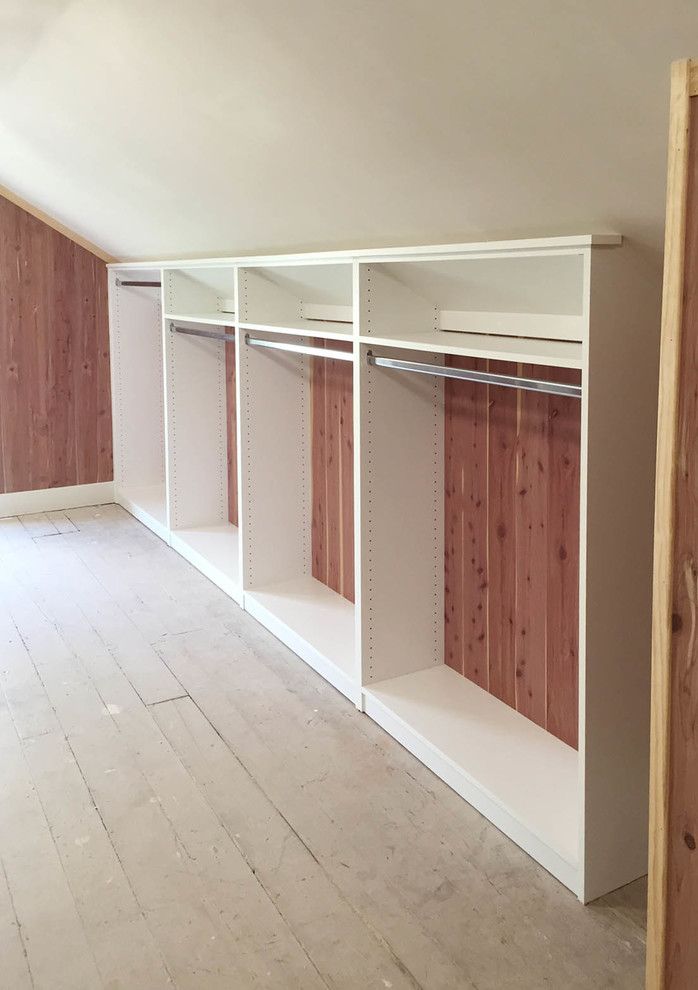 Master Closet in Renovated Attic - Transitional - Closet - Cincinnati ...