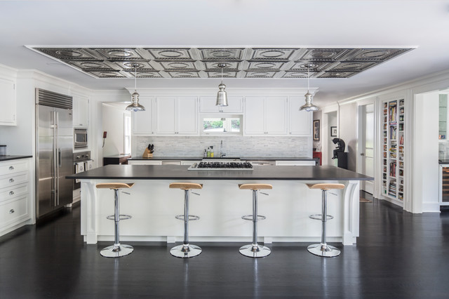 Greenwich Shingle Style Residence transitional-kitchen