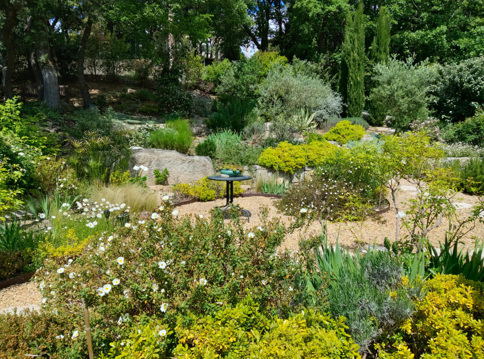 Pourrières, jardin en restanques