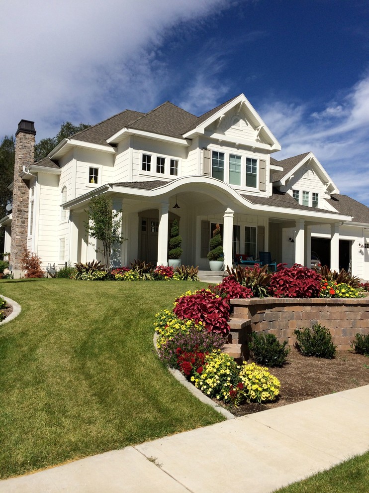 Traditional garden in Salt Lake City.