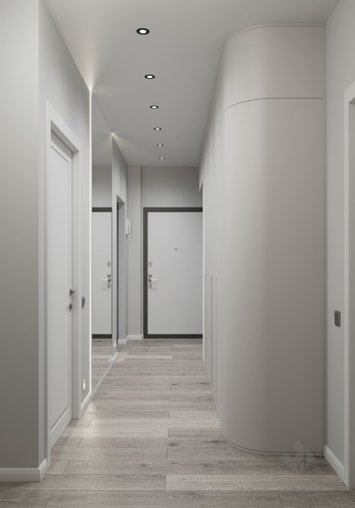 Дизайн-проект трехкомнатной квартиры ЖК "Лучи"