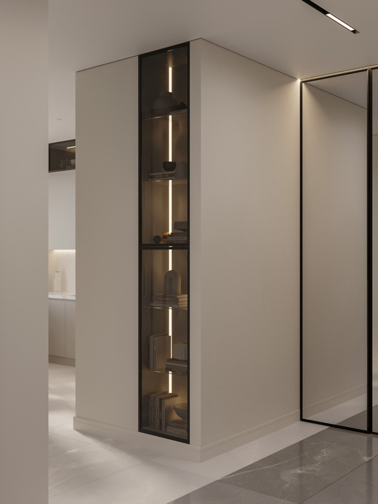 Современная квартира в Москве 78 м²