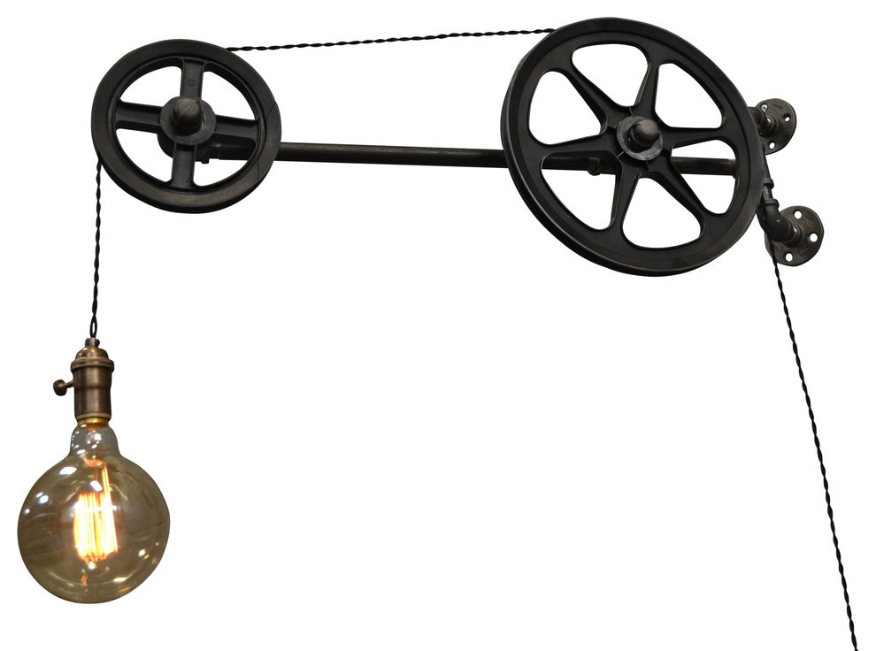 Wall Pulley Light