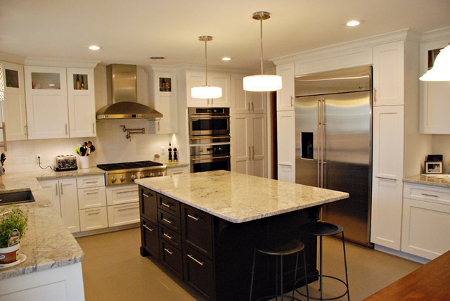 Kitchen Remodel from Basic to Transitional transitional-kitchen