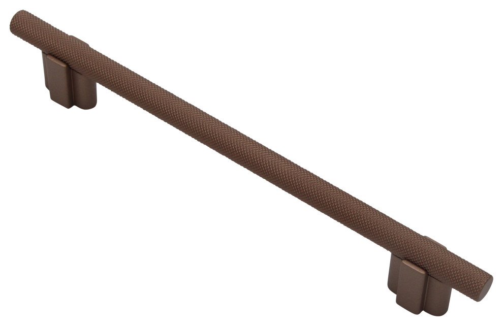 Knurled Bar Pull, Copper Bronze, 160mm