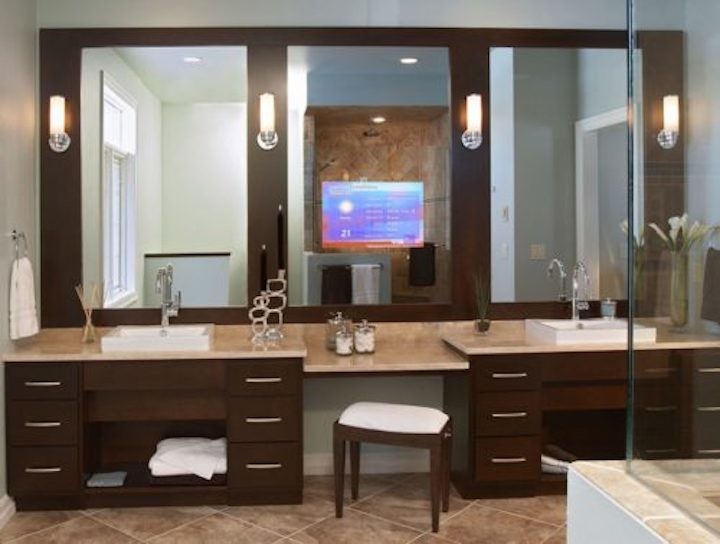 This is an example of a large contemporary bathroom in Other.