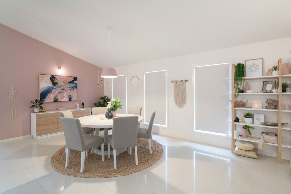 Photo of a scandinavian dining room in Other.