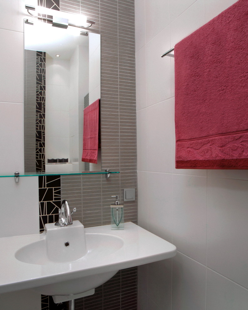 Очень лаконичная квартира в стиле минимализм.