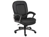 Boss Office B7106 Executive Pillow Top Mid Back Chair