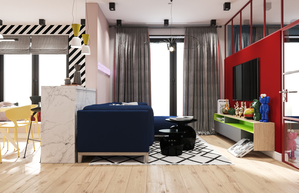 Яркая квартира в Москве