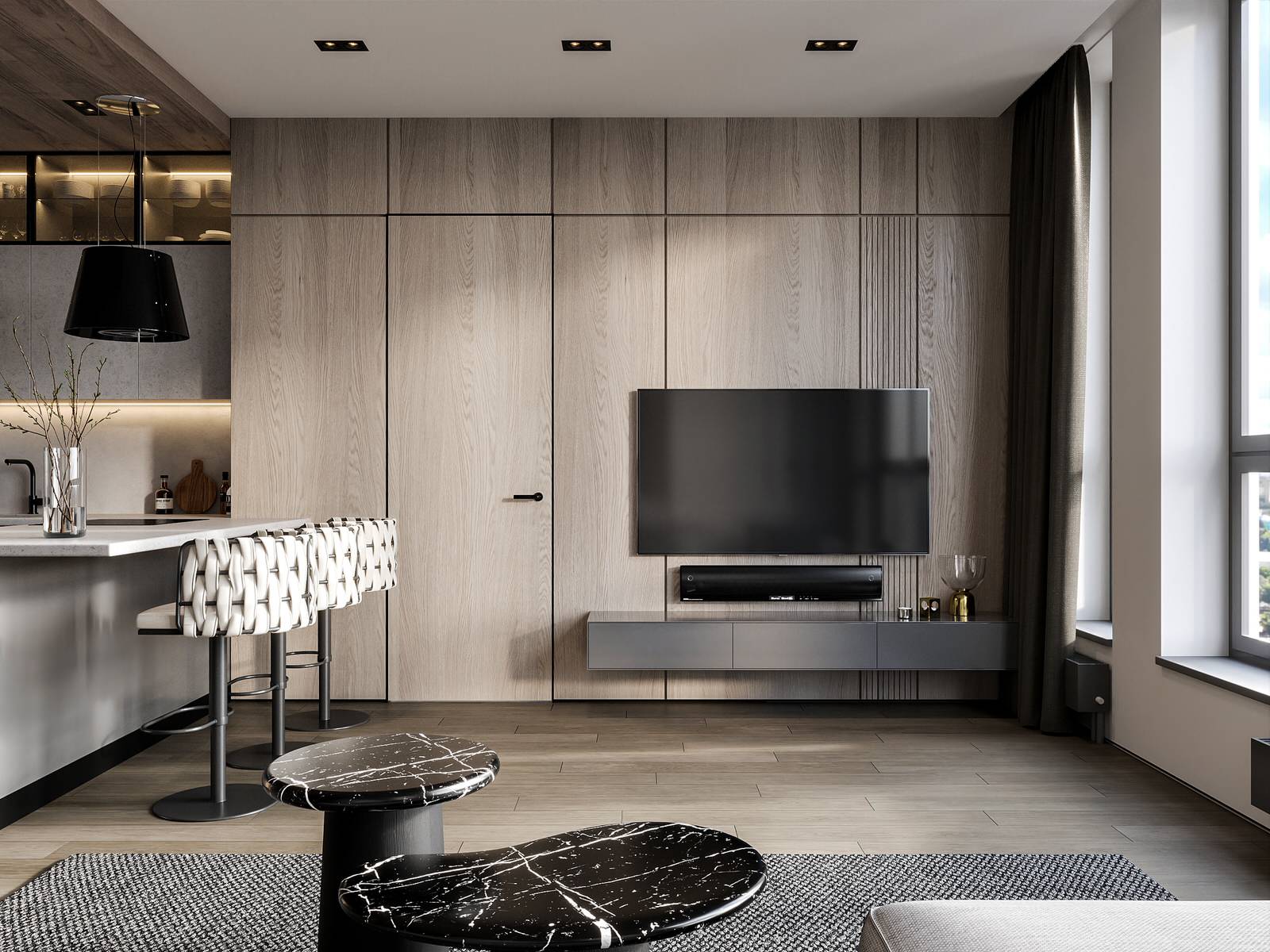 Дизайн-проект 3-комнатной квартиры 81 м2 в ЖК Onyx Deluxe