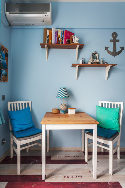 Апартаменты Речной coastal-kitchen