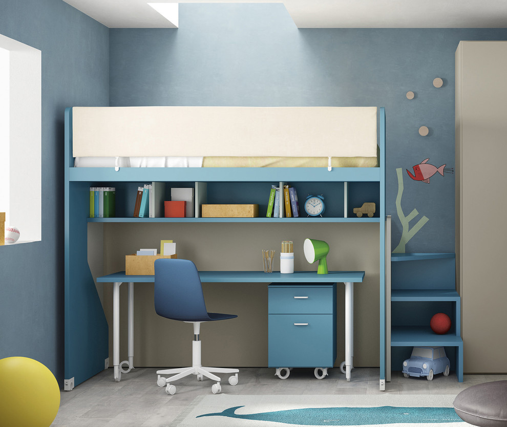 Inspiration for a contemporary kids' room in London.
