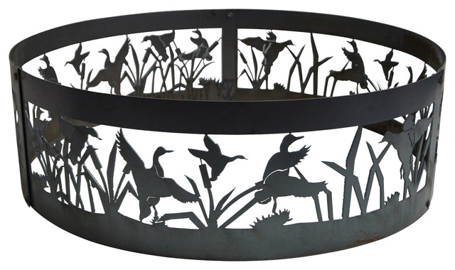 Flying Duck Fire Ring 30 Farmhouse Fire Pits By P D Metal Works Inc