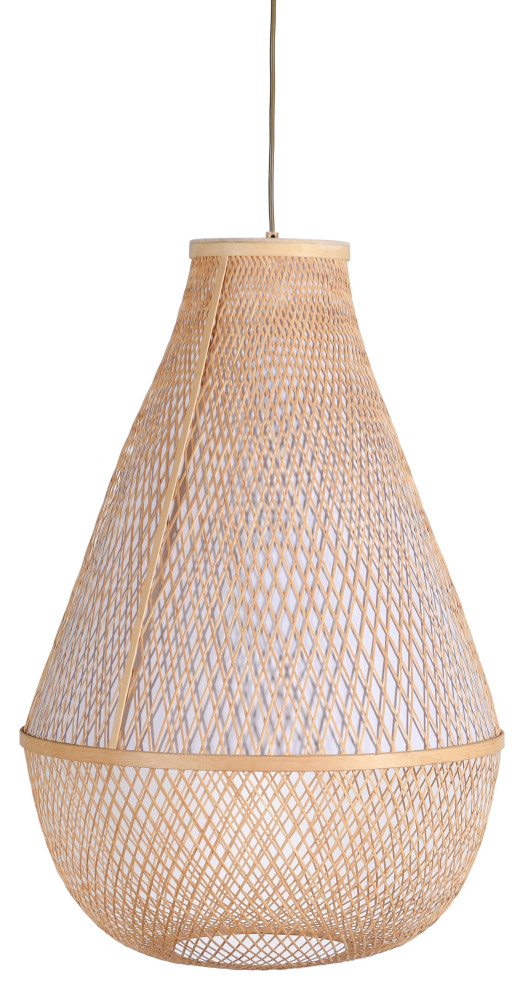 Antonia 1Light Single Glass Pendant by Kosas Home, 34.6Hx21.6Wx21.6D