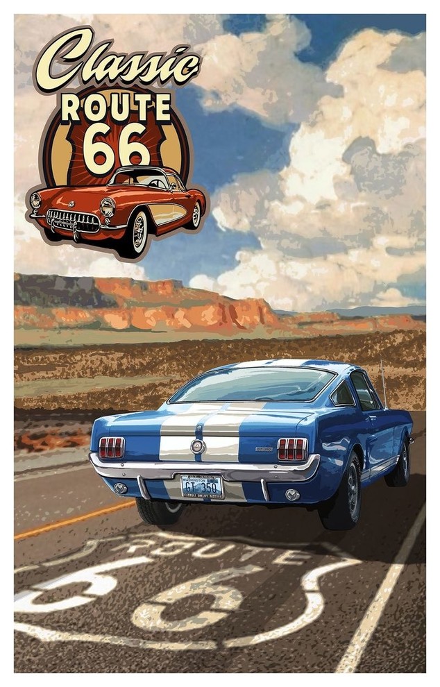 route 66 slot car set