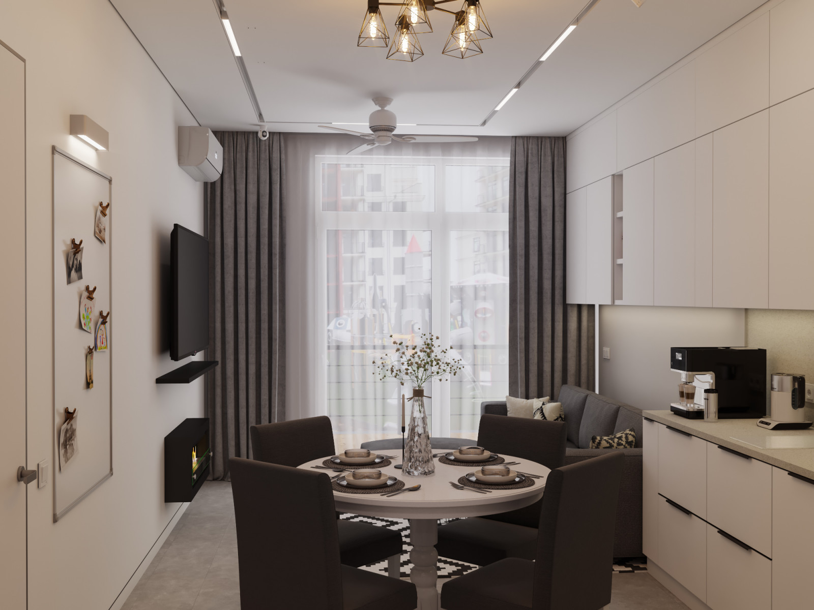 Визуализация 3-х комнатной квартиры в г. Калининград, ЖК Русская Европа