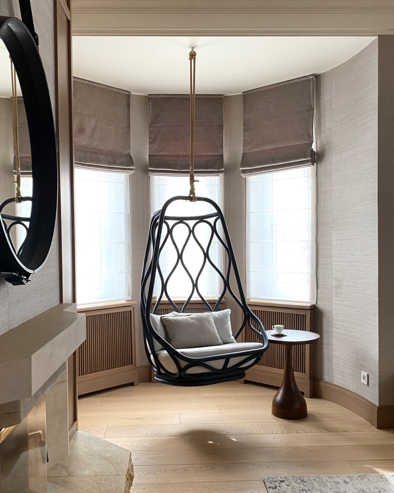 Библиотека в загородном доме