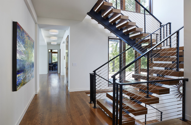 Christmas Lake Contemporary modern-treppen