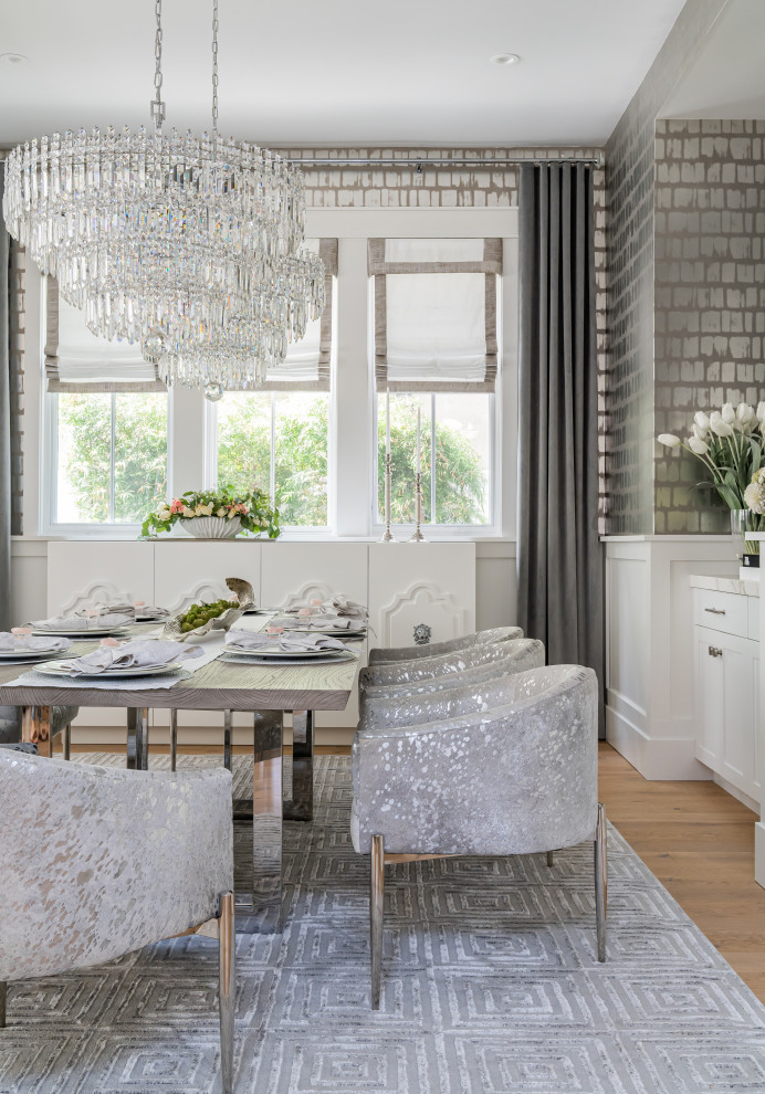 Farmhouse Glam - Contemporary - Dining Room - Los Angeles - by ...