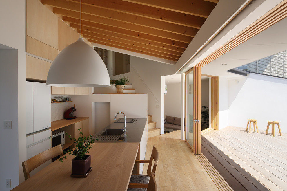 Design ideas for a modern kitchen in Kyoto.
