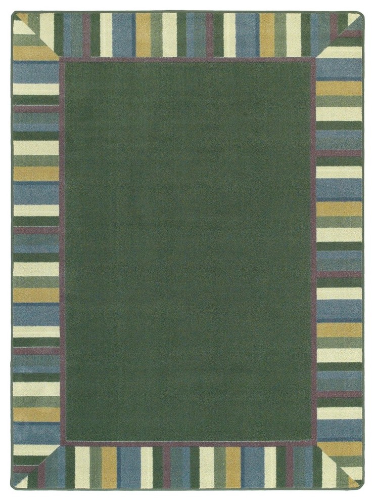 Kid Essentials, Infants & Toddlers Clean Green Rug, 3'10" x 5'4