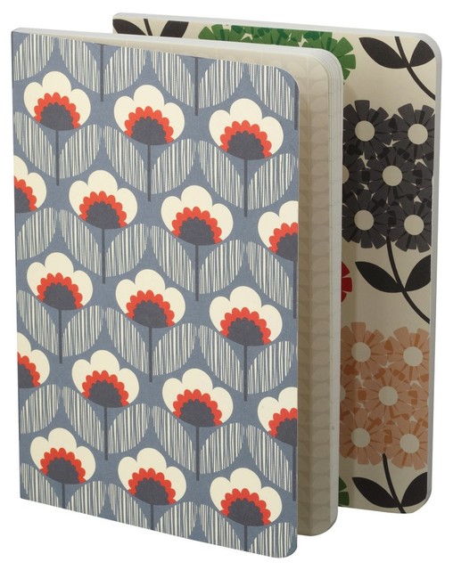 Orla Kiely Notebook Set Modern Desk Accessories by Orla Kiely