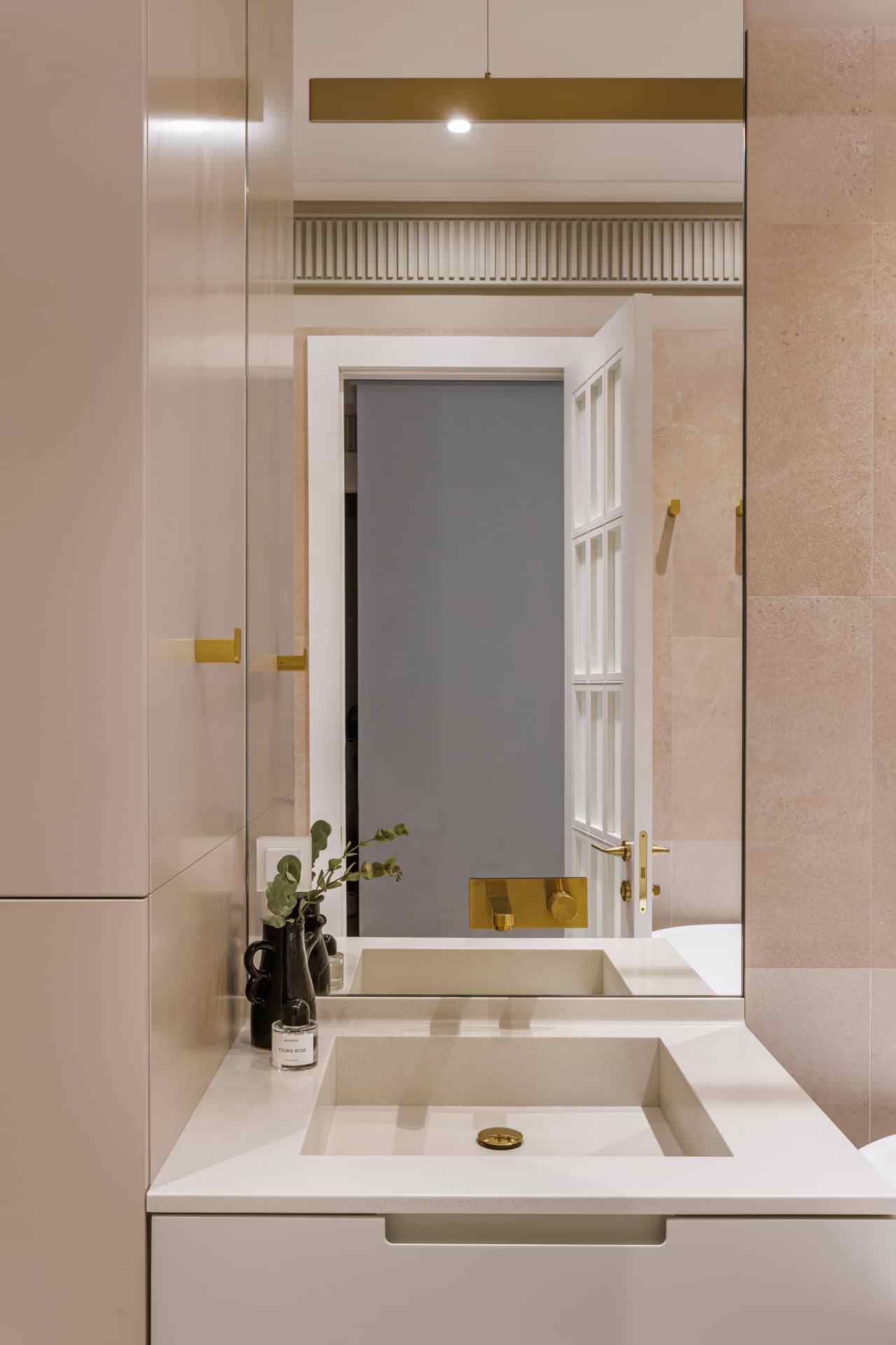 Главный тренд ванной комнаты: геометрические формы