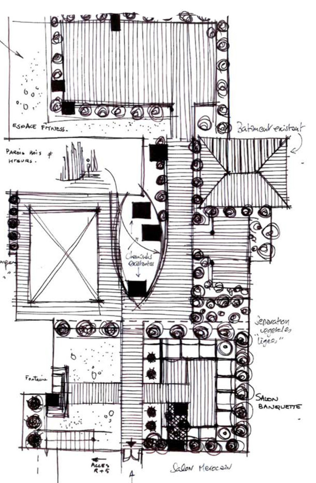 ESQUISSES D'ARCHITECTURE INTERIEURE