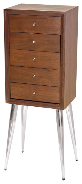 Acme Gannon Jewelry Armoire Dark Mahogany Acme Gannon Jewelry Armoire Dark Mahogany
