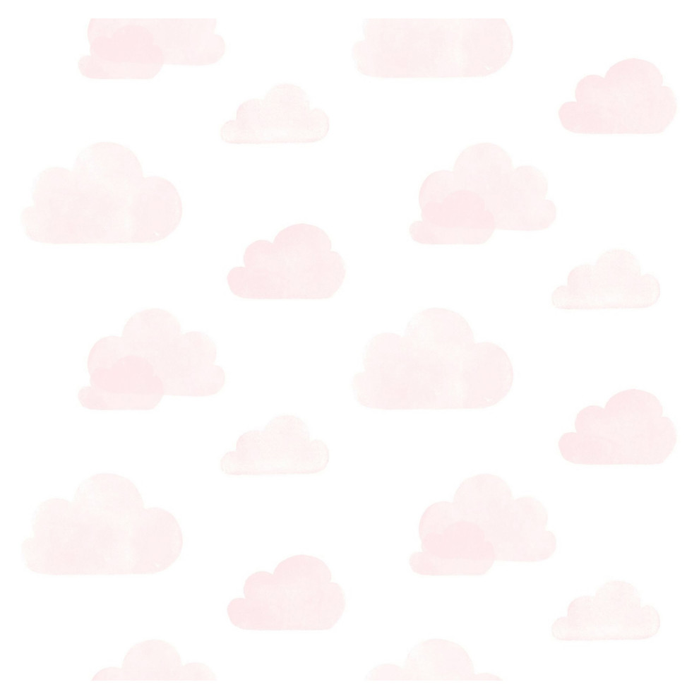 Irie Pink Clouds Wallpaper, Swatch