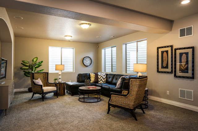 Evergreen modern-keller