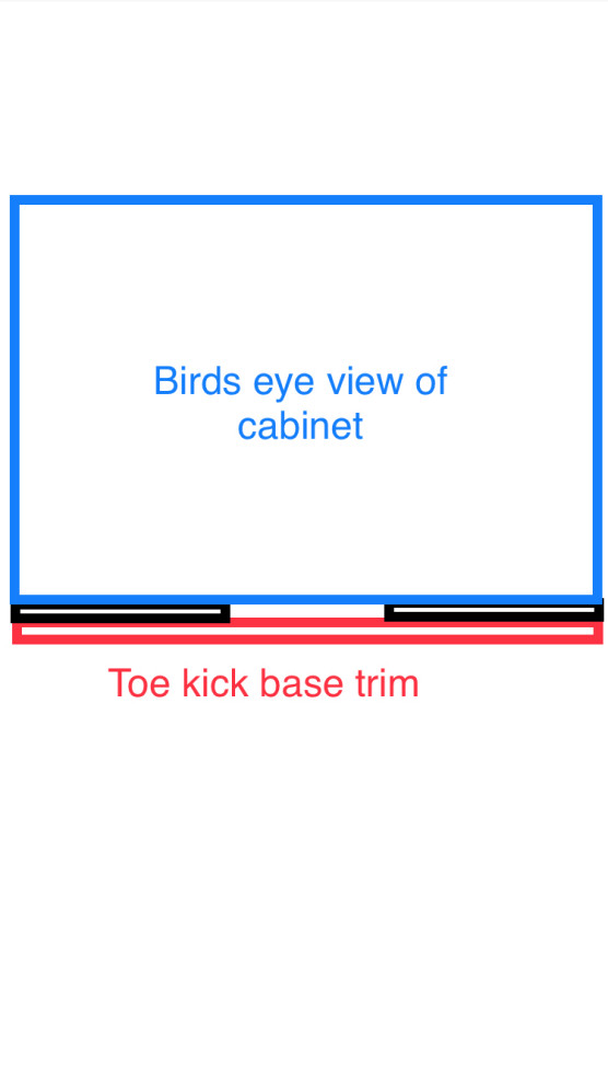 Air vent under toe kick question