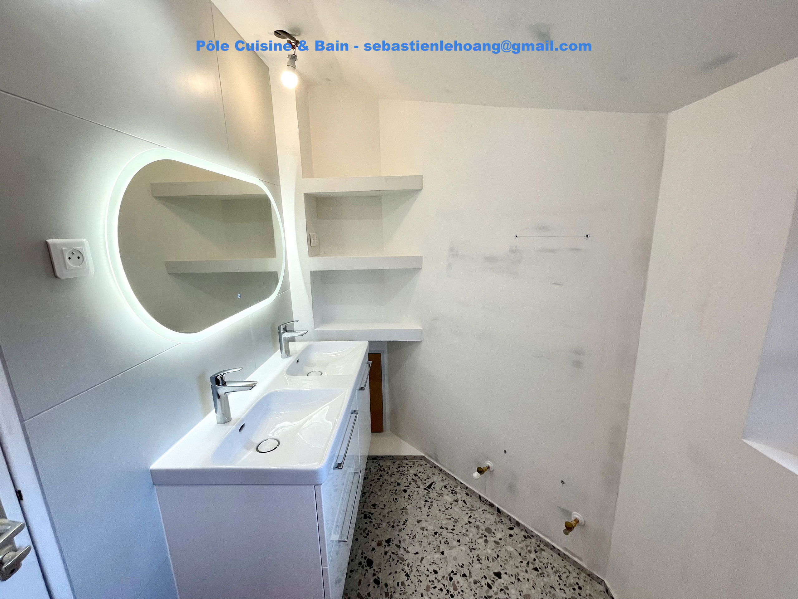 Montigny-le-Bretonneux - SALLE DE BAIN FAMILIALE: Rénovation complète - ambiance