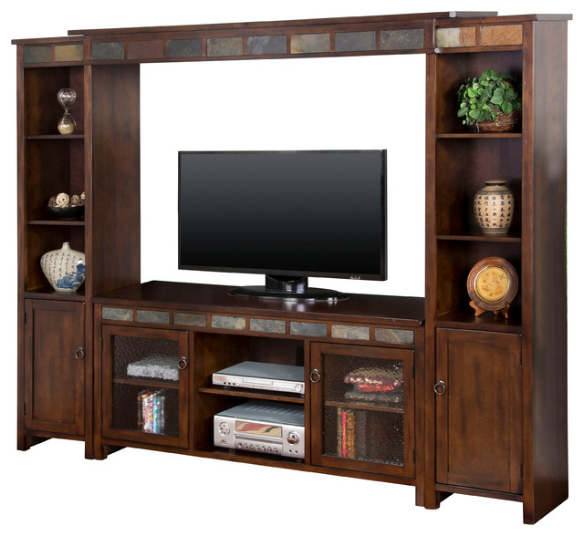 Prescott Entertainment Wall With Bridge And Cabinet Piers Prescott Entertainment Wall With Bridge And Cabinet Piers