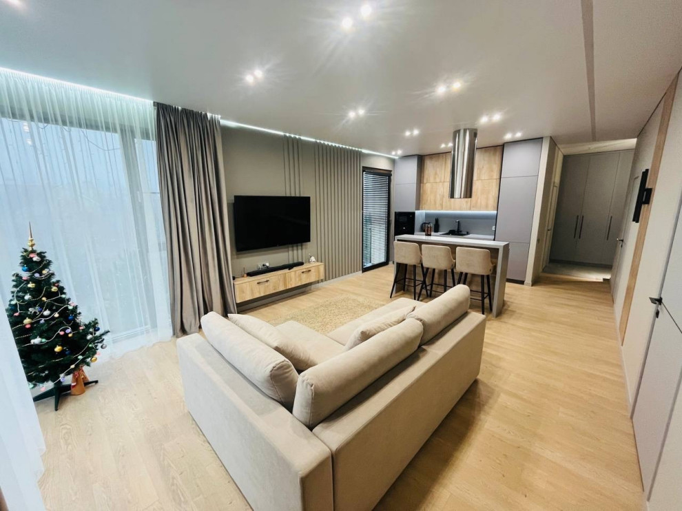 Квартира в современном стиле для молодой семьи